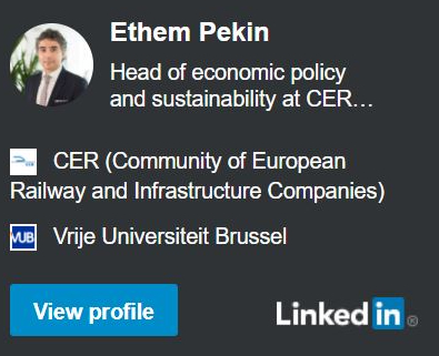 LinkedIn profile of Ethem Pekin